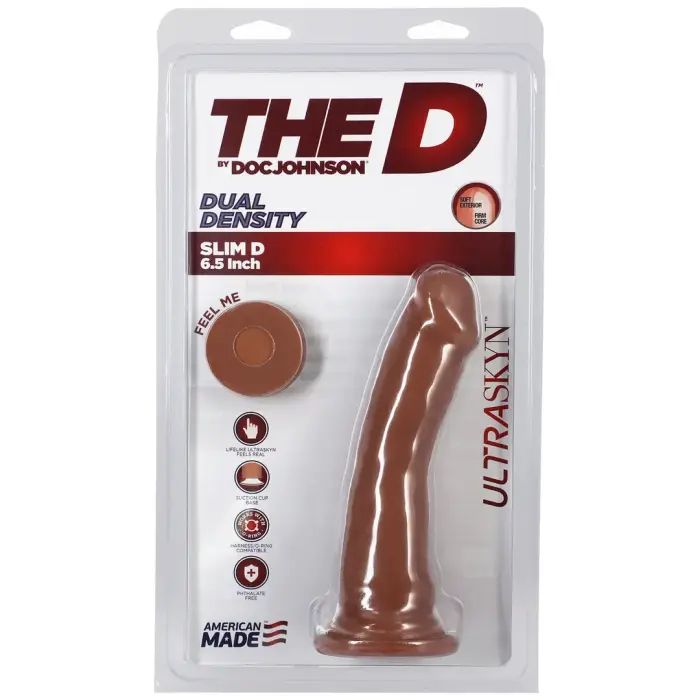 Slim D - Reālistisks ULTRASKYN dildo – 15 cm (6″)