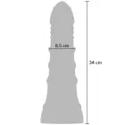 HIDDEN DESIRE Big Boys dildo – 34 cm (13.4″) – Melns — Foto 8