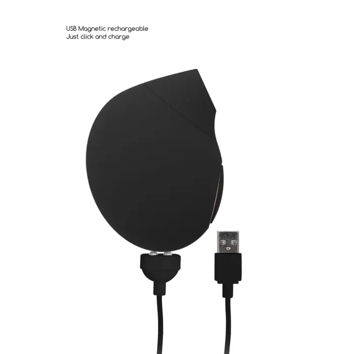 Seductive gaisa pulsa vibrators – melns Foto 6