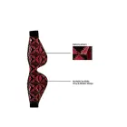 Luxury Eye Mask - Burgundy Foto 6