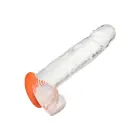 Alpha Prolong Large Cock Ring – Orange — Photo 4