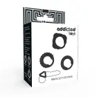 Addicted Toys Set of 3 Black Silicone Support Rings – Adjustable Sizes — Photo 4