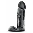 JET Brutalizer – extra-large PVC dildo with suction cup – black carbon metallic – 38 cm — Photo 2