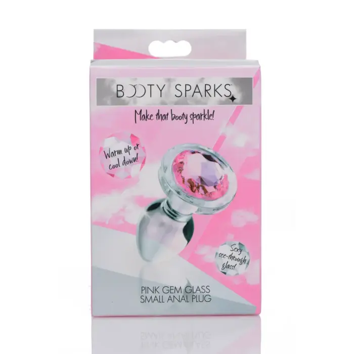 Pink Gem стеклянная анальная пробка – 7.1 cm (2.8″) – Розовый