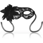 OHMAMA Black Lace & Floral Decorative Mask – Unisex — Photo 1