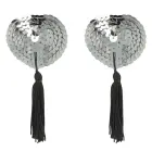 Coquette Chic Desire Silver Nipple Covers – Self-Adhesive — Photo 3