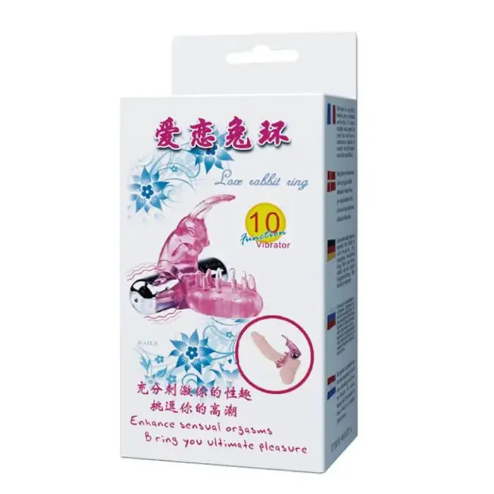 BAILE Love Rabbit Ring – Rozā Foto 7