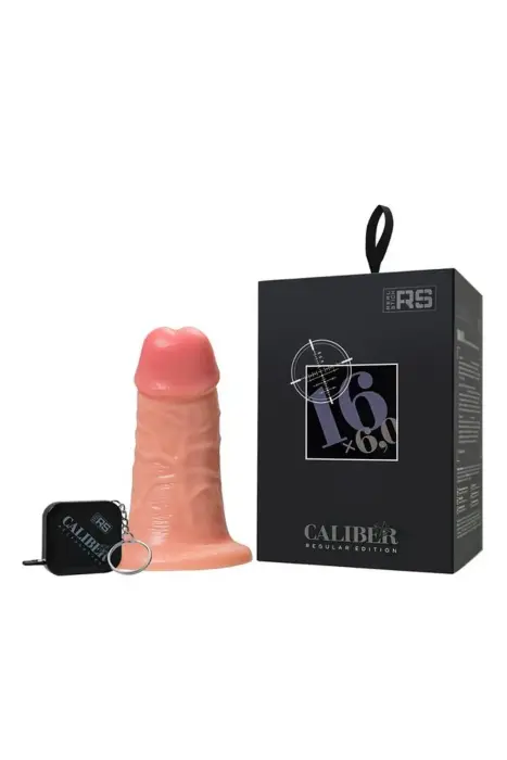 Caliber reālistisks dildo – 16 cm (6.3″) – miesas krāsa