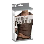 Male Power Stretch Net Tank Top – Black – S/M — Photo 1
