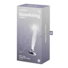 Dzirkstošs kristāla stikla dildo – 21 cm (8.3″) — Foto 1