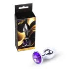 MyLove Toys Jewellery Silver анальная пробка – 7 cm (2.8″) – Фиолетовая — Фото 1