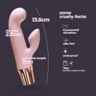 Mellow Cony mini triušio vibratorius – 13.5 cm (5.3″) – rožinis — Nuotrauka 5