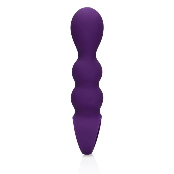 Teardrop Shaped Vibrator – 16.6 cm – Clear Purple – Clear Photo