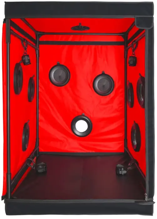 Secret Dome Scandale BDSM rotaļu kaste – melna un sarkana Foto 4