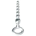 Icicles No. 67 – Curved Anal Beads – 20.5 cm – Clear Photo