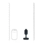 LEVELZ Vibrating Silicone Hexagonal Plug – M – Black — Photo 7