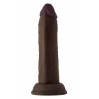 SHAFT Model J 6.5" Skystojo Silikono Intiminis Prietaisas Mahagoninė Spalva — Nuotrauka 2