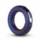 Hueman Saturn Vibrating Silicone Ring Intimate System – Black — Photo 1