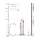 Taisns reālistisks dildo ar piesūcekni – 15.5 cm (6.1″) – Violets — Foto 5