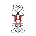 Roses Strappy боди – чёрное – S/M — Фото 8