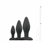 EasyToys Silicone Anal Training Plug Set – 3 Sizes – Black — Photo 5