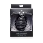 Hive Ribbed Hollow Silicone Anal Plug – L — Photo 1