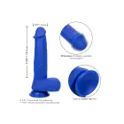 Admiral vibrējošs dildo – 20 cm (8″) – zils — Foto 4