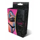 Exposed by Magic Silk bandeau tipa topa un biksīšu komplekts – melns – 2XL — Foto 1