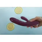 SVAKOM Avery triušio vibratorius su stūmimo funkcija – 18.6 cm (7.3″) – violetinis — Nuotrauka 8