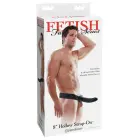 FFS 8 dobais strap-on dildo – 20 cm (8″) – Melns — Foto 1