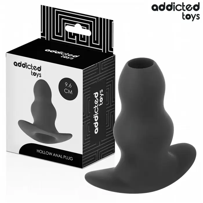 Addicted Toys silikoninis tuščiaviduris analinis kištukas M – 9.6 cm