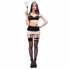 Chilirose CR 4719 Maid Costume Set S/M – Black & White — Photo 3
