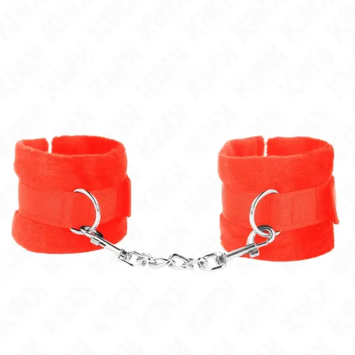 KINK Beginner фиксаторы для запястий из искусственной кожи – красные – 30x7 см