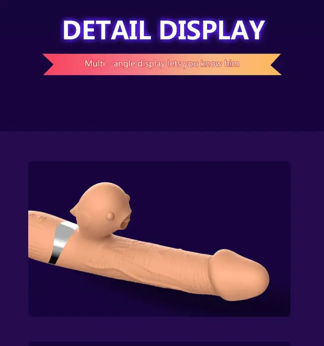 Basia vibrators ar kustību, mēles stimulatoru un gaisa pulsu – USB uzlādējams Foto 9