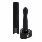 Playboy Pleasure Zone Black vibratorius su stūmimo funkcija – juodas — Nuotrauka 1