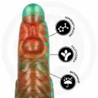 EPIC Tiryon Green Flash dildo – 21.5 cm (8.5″) – zaļš — Foto 6