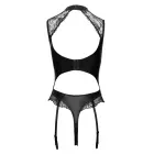 Cottelli LINGERIE Riobody bodysuit with wetlook and tulle inserts – Black – XL — Photo 7