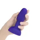b-Vibe Rimming Petite анальная пробка – 12.5 cm – Фиолетовый — Фото 7