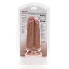 Kaks ühes dildo – 15.2 cm (6″) – Nahavärv — Foto 2