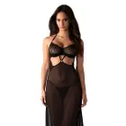 Iliosa Nightgown and Thong Set – Black – 2XL/3XL — Photo 2