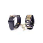 Fetish B - Series Handcuffs with cristals 3 cm Gold Photo