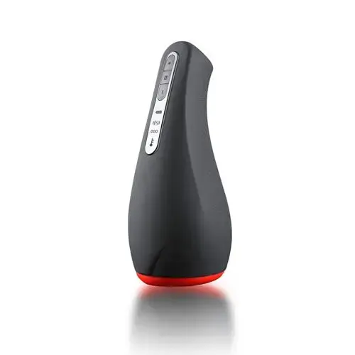 Airturn 1 Vibrējošs masturbators – melns