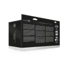 Ouch! Izliekts dobs strap-on – metāliski zils Foto 2