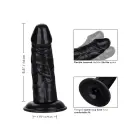 Back End Chubby реалистичный дилдо – 18 cm (7″) – Черный — Фото 4
