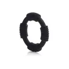 Hercules Silicone Cock Ring – Black — Photo 3