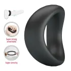 Crazy Bull Valen – Silicone Cock Ring – Black — Photo 2