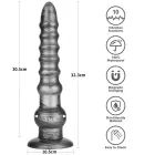 Vibrax Slider – вибрирующий анальный слайдер большого размера – 10 режимов – 31,8 см — Фото 2