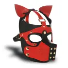 Hound Hood with Muzzle – Black/Red — Photo 3