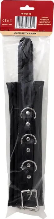 Fetish Fever - Cuffs with chain - Black Photo