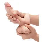 b-Vibe Slipskin apimties dildo – 15.4 cm (6.1″) – Kūno spalva Photo